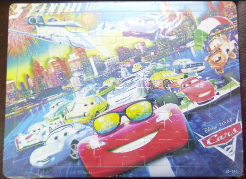 Pixar wooden Car puzzle